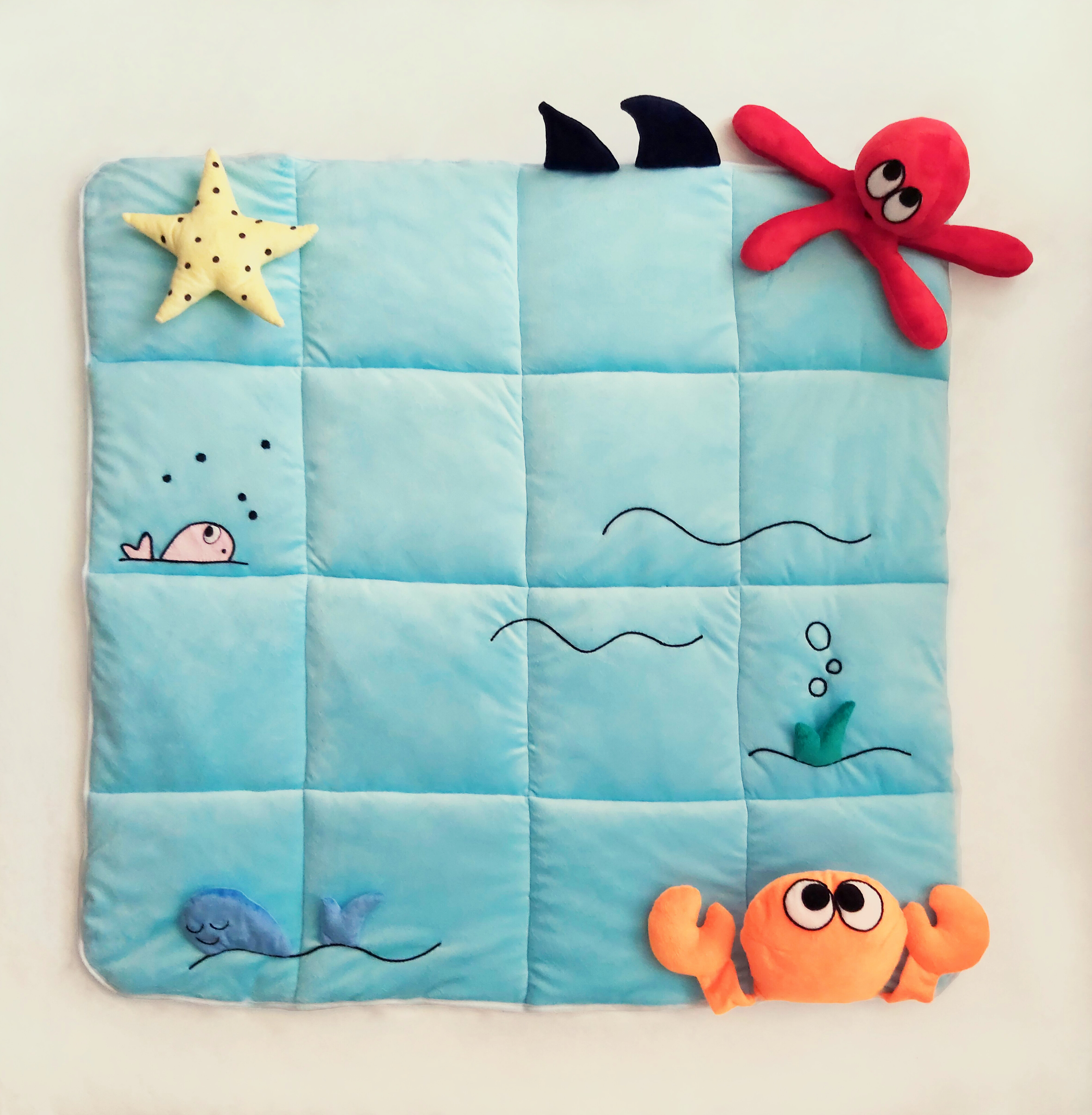 تشک بازی اتاق کودک طرح دریا sea play mat