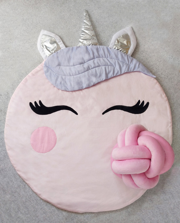 قالیچه اتاق کودک تک شاخ unicorn rug