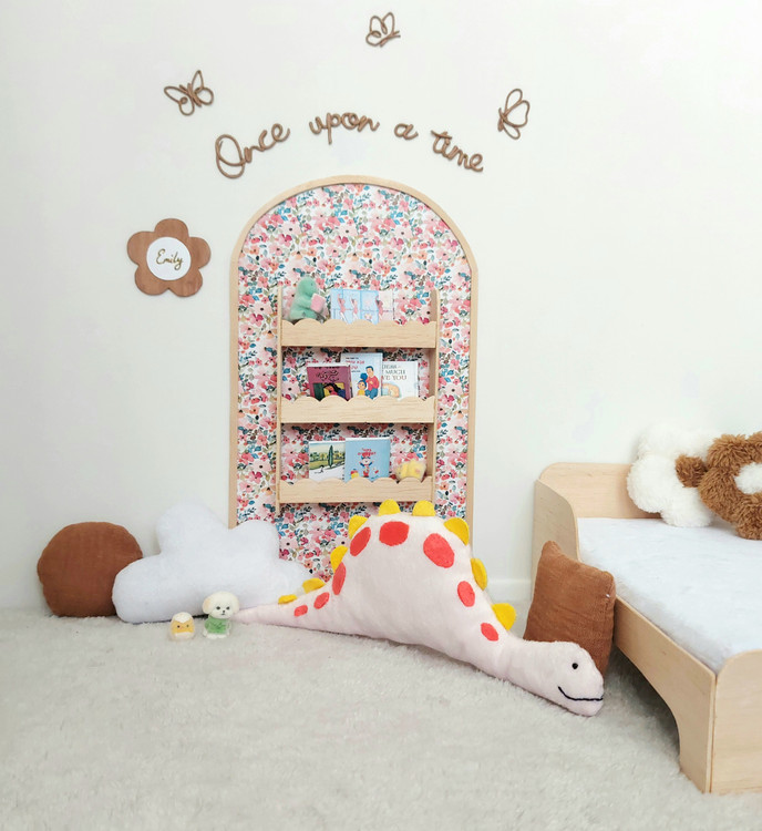 بامپر فانتزی طرح Dinosaur دایناسور رنگ صورتی برای تخت نوزاد