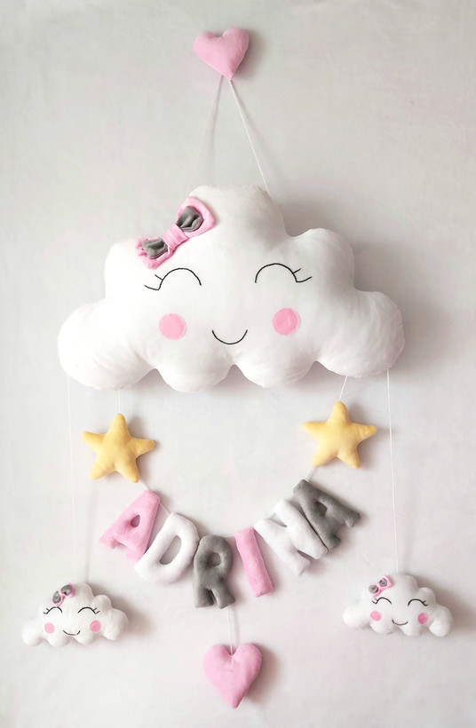 آویز اسم دکوراتیو baby's name