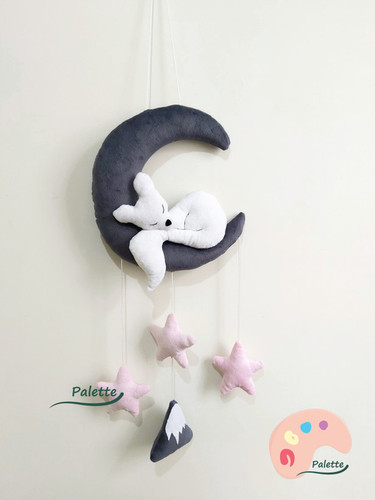 خرید آویز فانتزی تخت کودک fox crib mobile