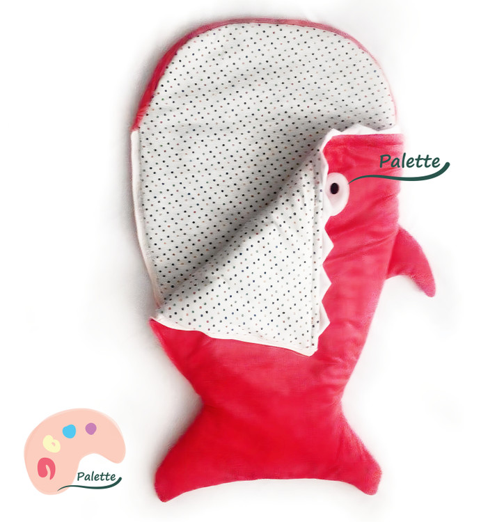 قنداق فرنگی طرح ماهی دخترانه baby swaddle