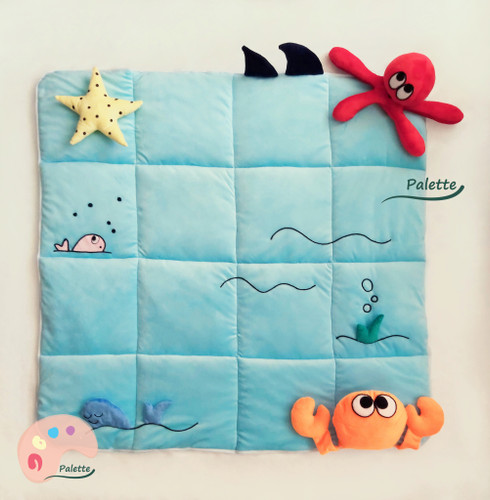 تشک بازی اتاق کودک طرح دریا sea play mat